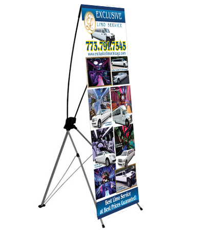 BANNERS: With stands and without. ANY SIZE.